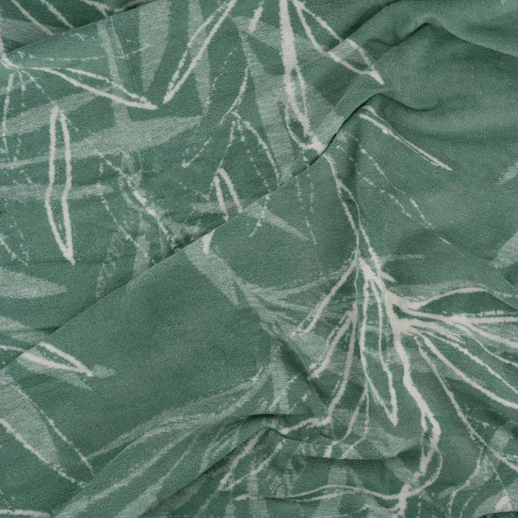 Плед Ardesto Leonardo, 200х220см, листя, зелений (ART0411LT) - фото 4