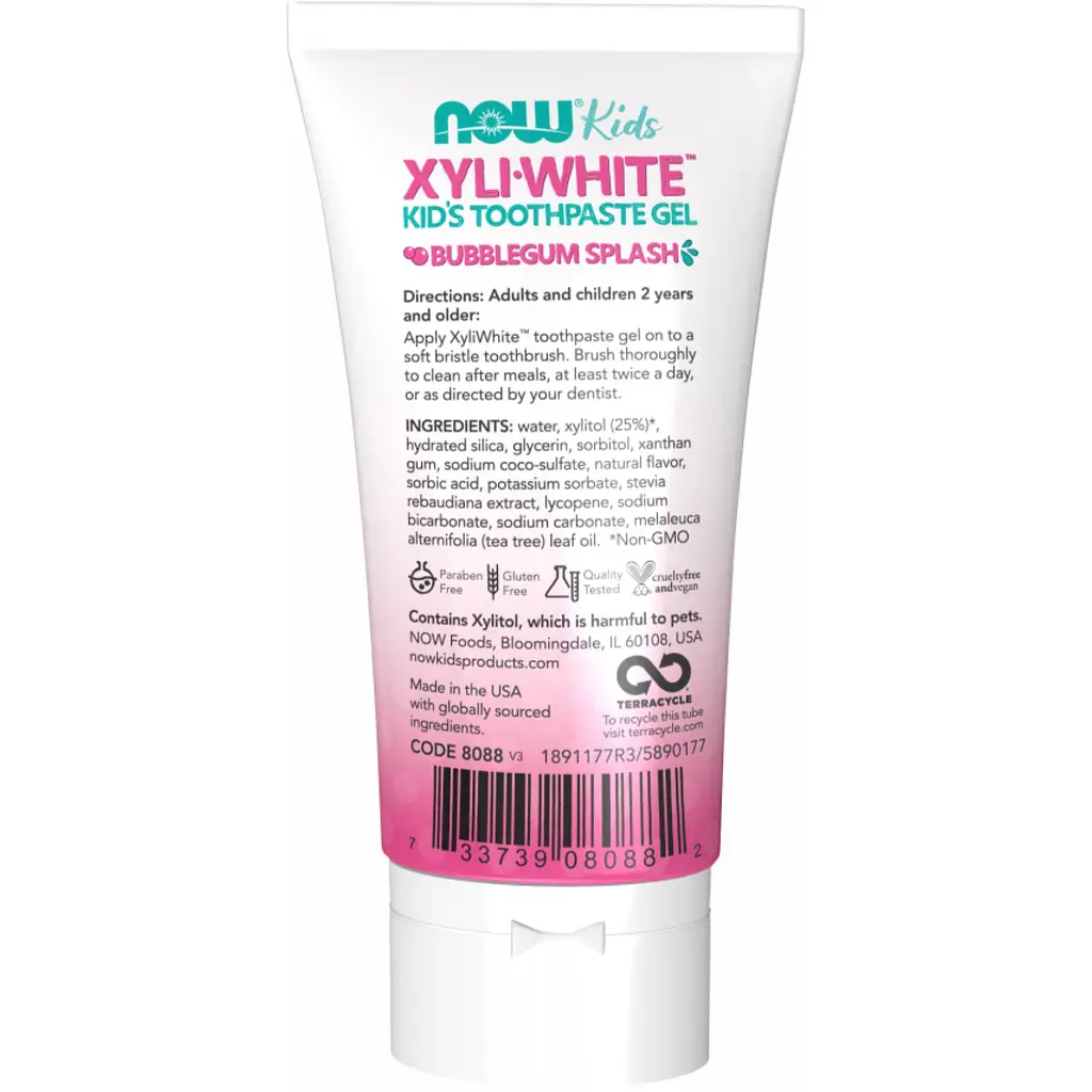 Дитяча зубна паста Now Foods Kid's Xyliwhite Bublegum 85 г - фото 2