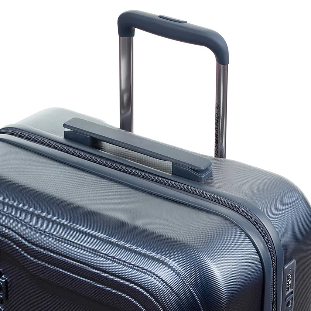 Валіза середня Swissbrand London (M) Polycarbonate/ABS-Plastic Navy (SWB_LHLON603M) - фото 4