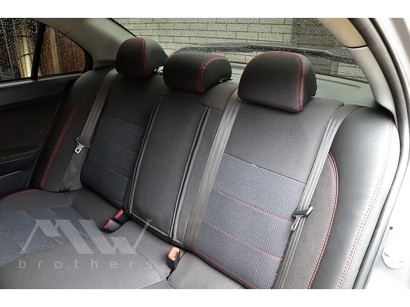 Авточохли модельні MW Brothers для Mitsubishi Lancer X c 2007 - фото 7