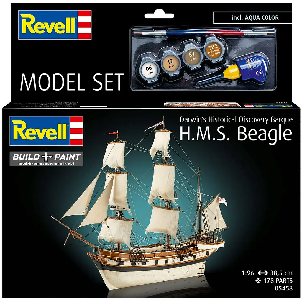 Збірна модель-копія Revell корабль HMS Beagle рівень 5 масштаб 1:96 (RVL-65458) - фото 5