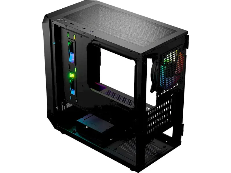 Корпус Logic Concept Portos ARGB Mini Black (AM-PORTOS-10-0000000-0002) - фото 7