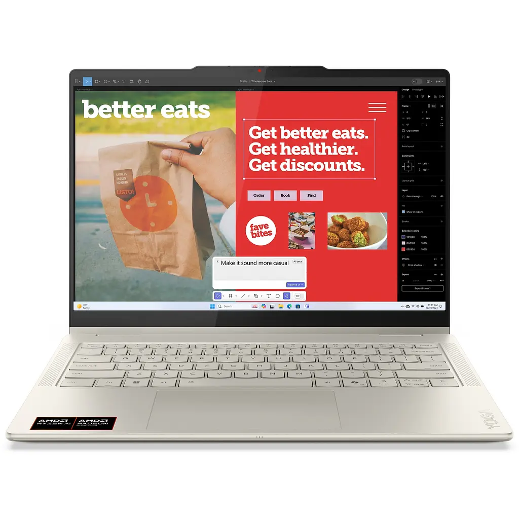 Ноутбук Lenovo Yoga 7 2-in-1 14AKP10 AI 5340 la 48GHz, сенсорный, 24GB LPDDR5x, 1TB - фото 7