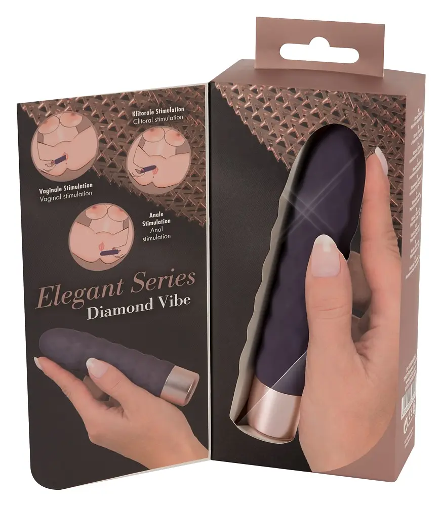 Вібратор Elegant Series Diamond Vibe - фото 8