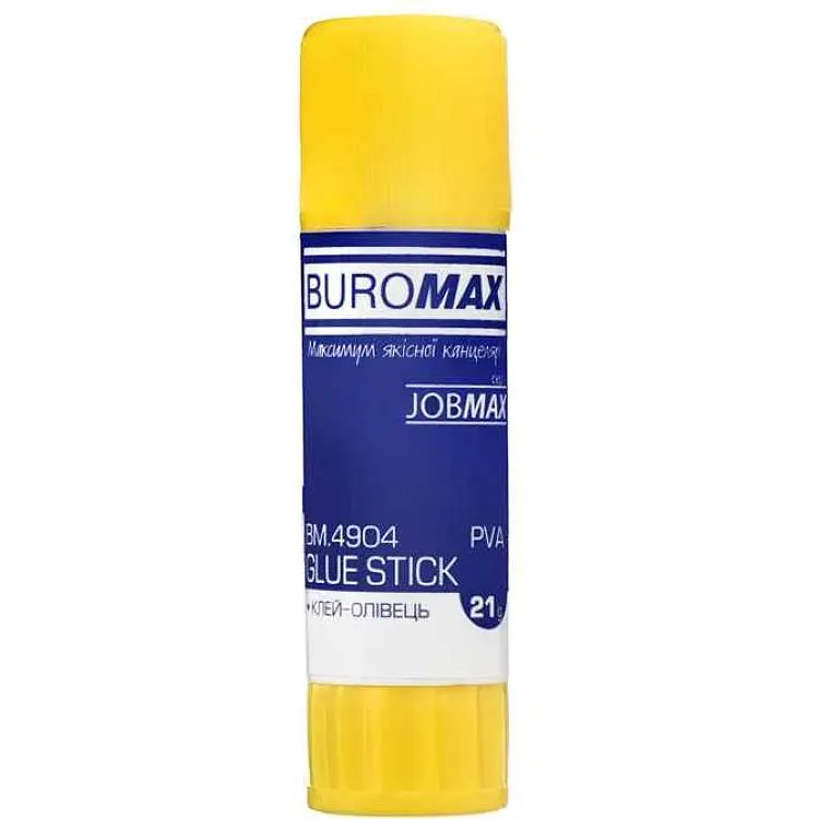 Клей-олiвець BUROMAX 21г, BM.4904 JOBMAX
