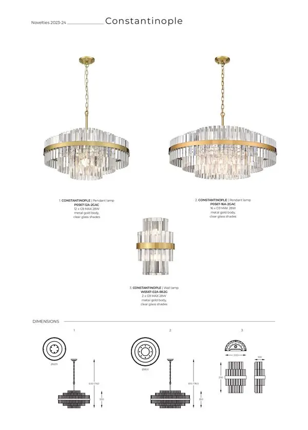 Люстра CONSTANTINOPLE P0567-12A-2GAC Zuma Line - фото 2