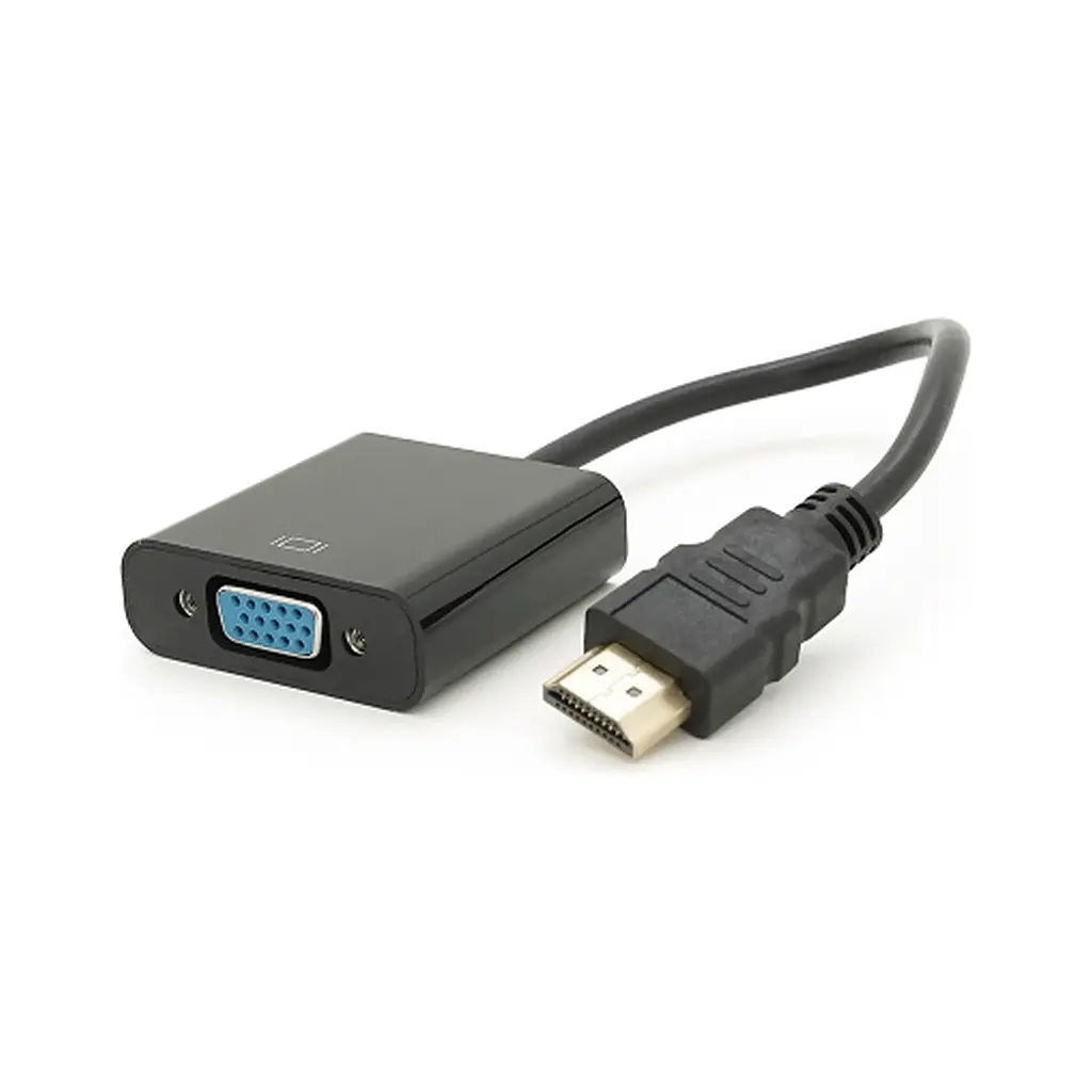 Перехідник HDMI M to VGA F 0.1m 4K/2K black Voltronic (YT-C-HDMI(M)/VGA(F)-B) - фото 3