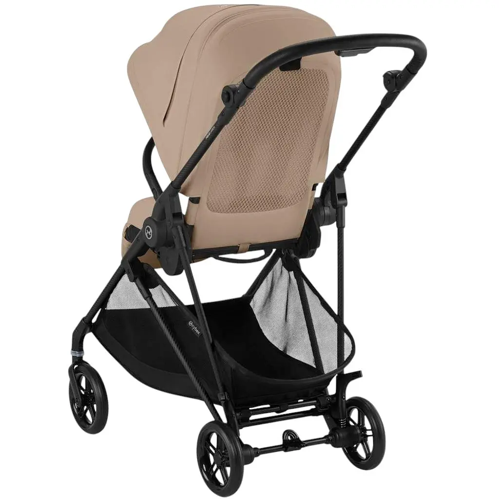 Коляска Cybex Melio Carbon Almond Beige з бампером (525000011) - фото 6
