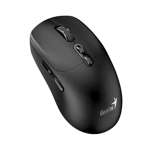Миша бездротова Genius NX-8080S BT, Noble Black, Bluetooth 5.3 / 2.4GHz USB, оптична, 800-1600 dpi, 7 кнопок, до 10 м, 1xAA - фото 3