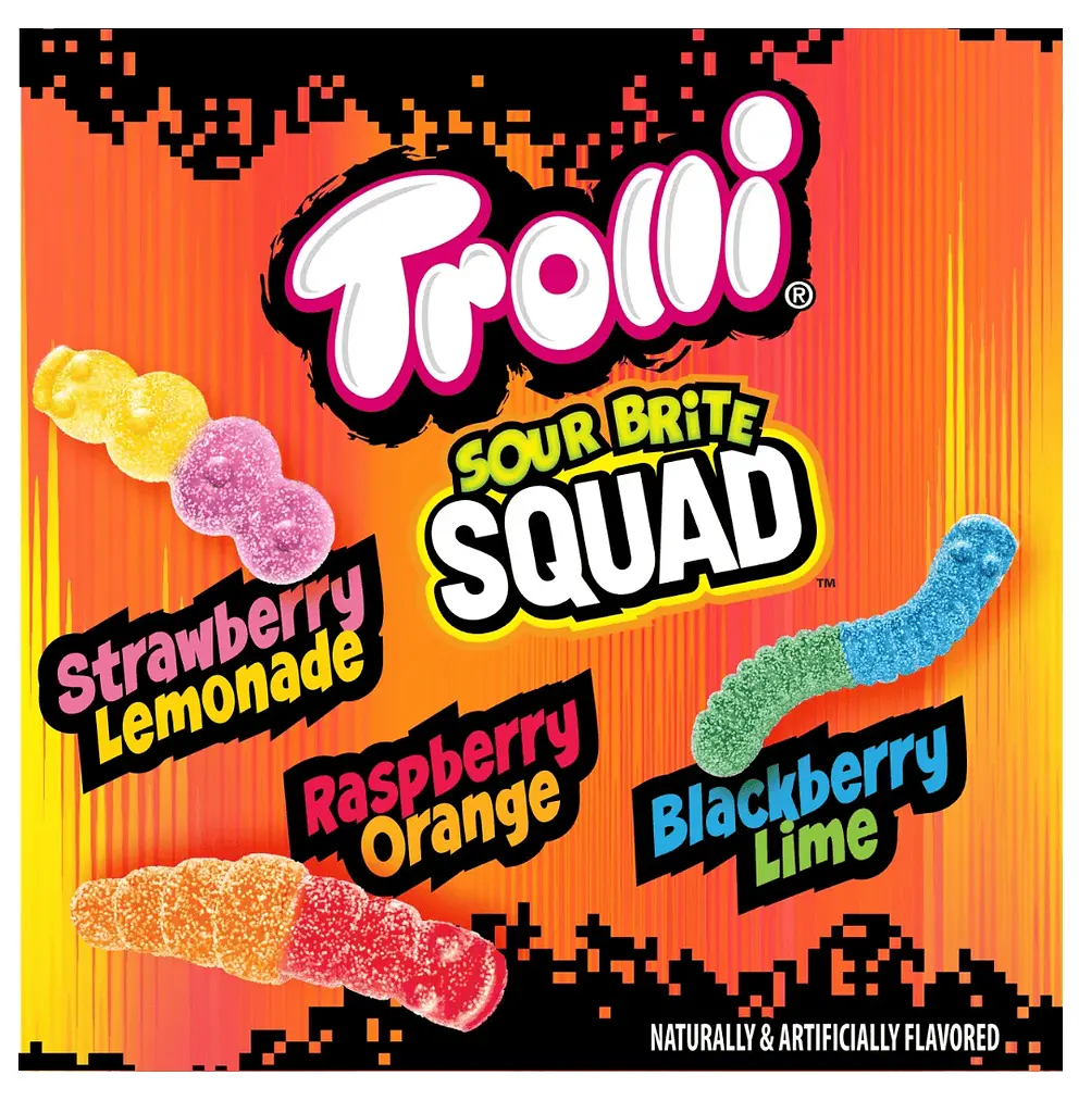 Желейні цукерки Trolli Sour Brite Squad Gummy Candy 120г - фото 7