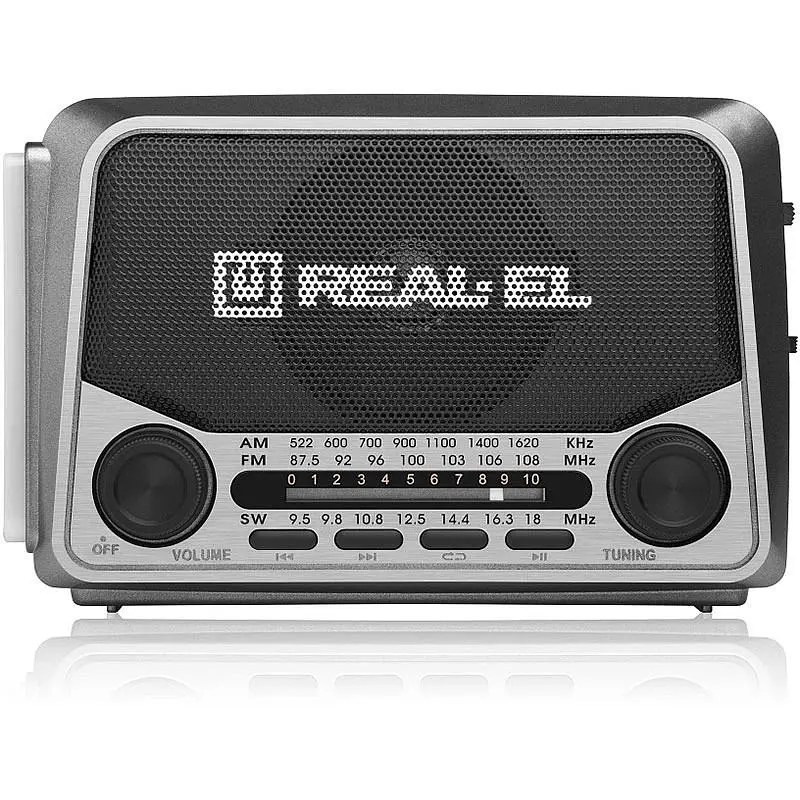 Радіоприймач Real-El X-525 Grey (EL121800004) - фото 8
