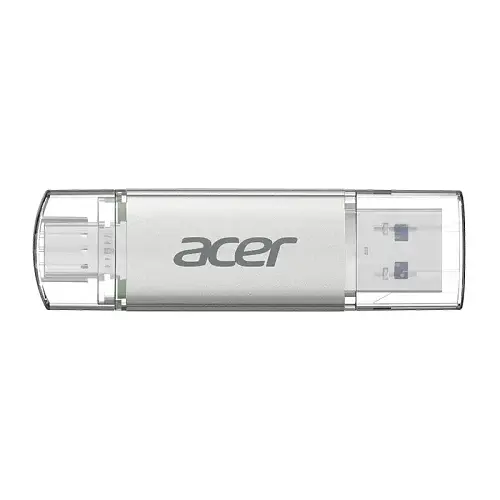 Флеш-накопичувач USB 32Gb UT300, Silver, Type-C / USB 3.2 Gen 1 (BL.9BWWA.588) Acer teh0029156 - фото 2
