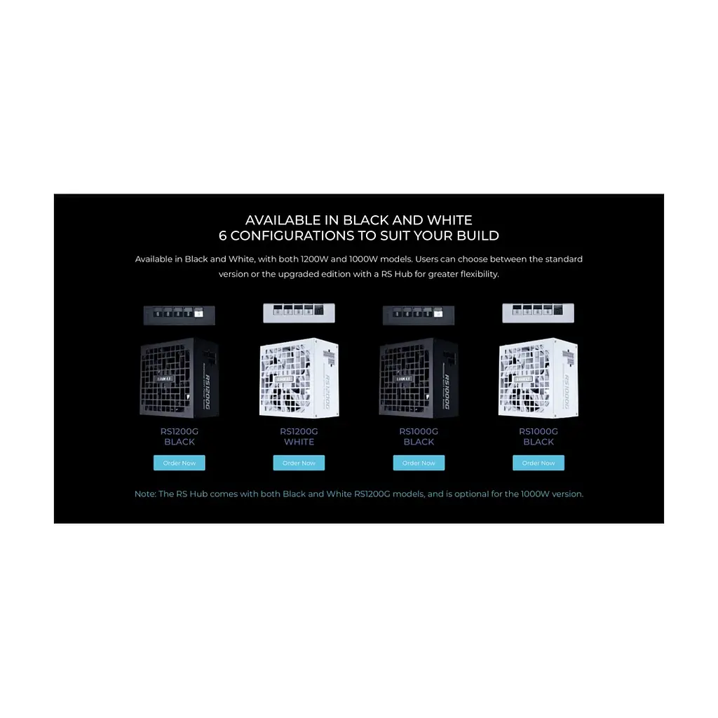 Блок живлення Lian Li 1200W RS Gold (G9P.RS1200G.WH00.EU) - фото 10