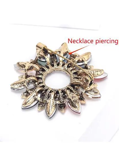 Брошь венок классическая женская брошь-булавка - фото 3