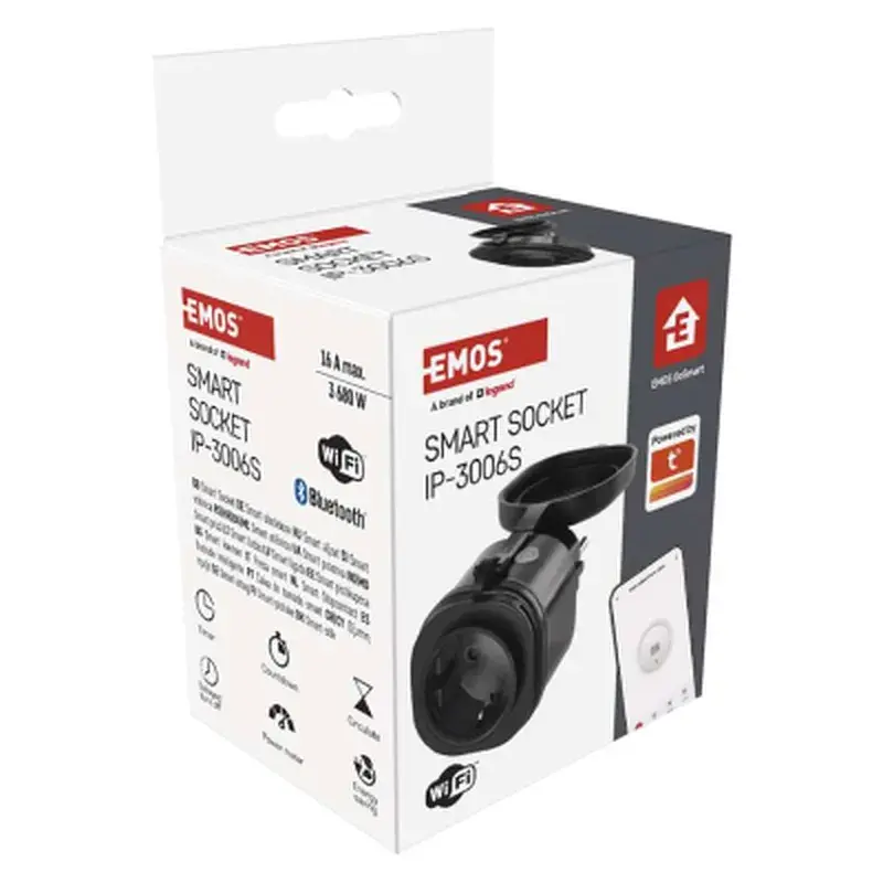 Розумна розетка WIFI P5532 GoSmart, IP44 EMOS (P5532) - фото 10