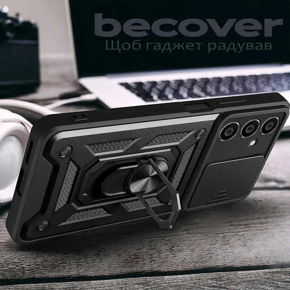 Панель BeCover Military для Samsung Galaxy A25 5G SM-A256 Black (711010) - фото 3