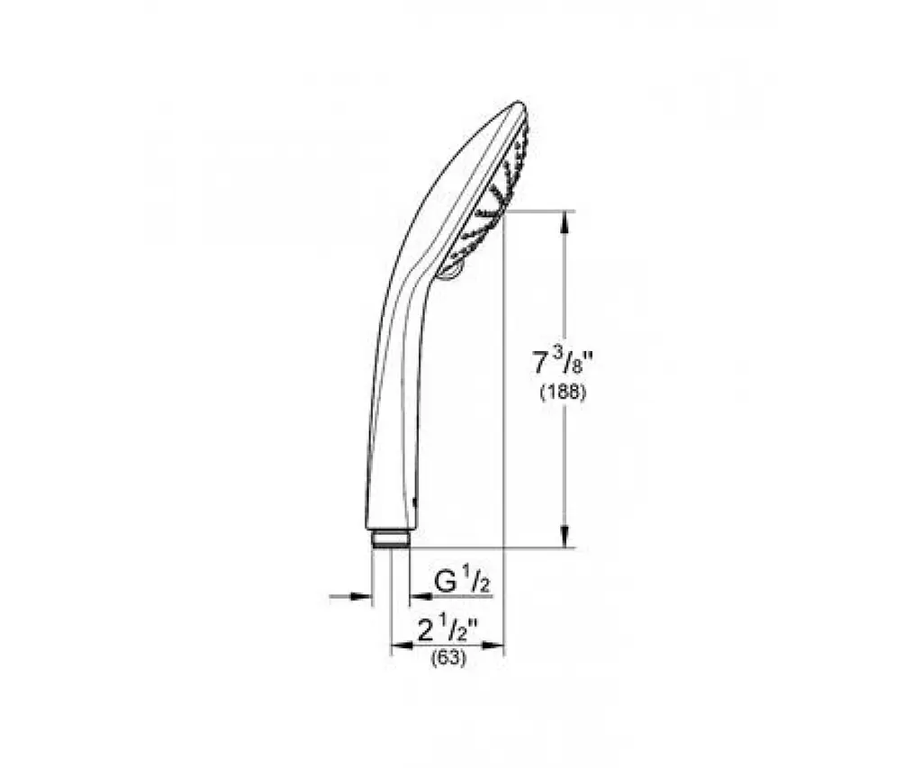 Ручний душ Grohe Tempesta 27597001, Хром - фото 2