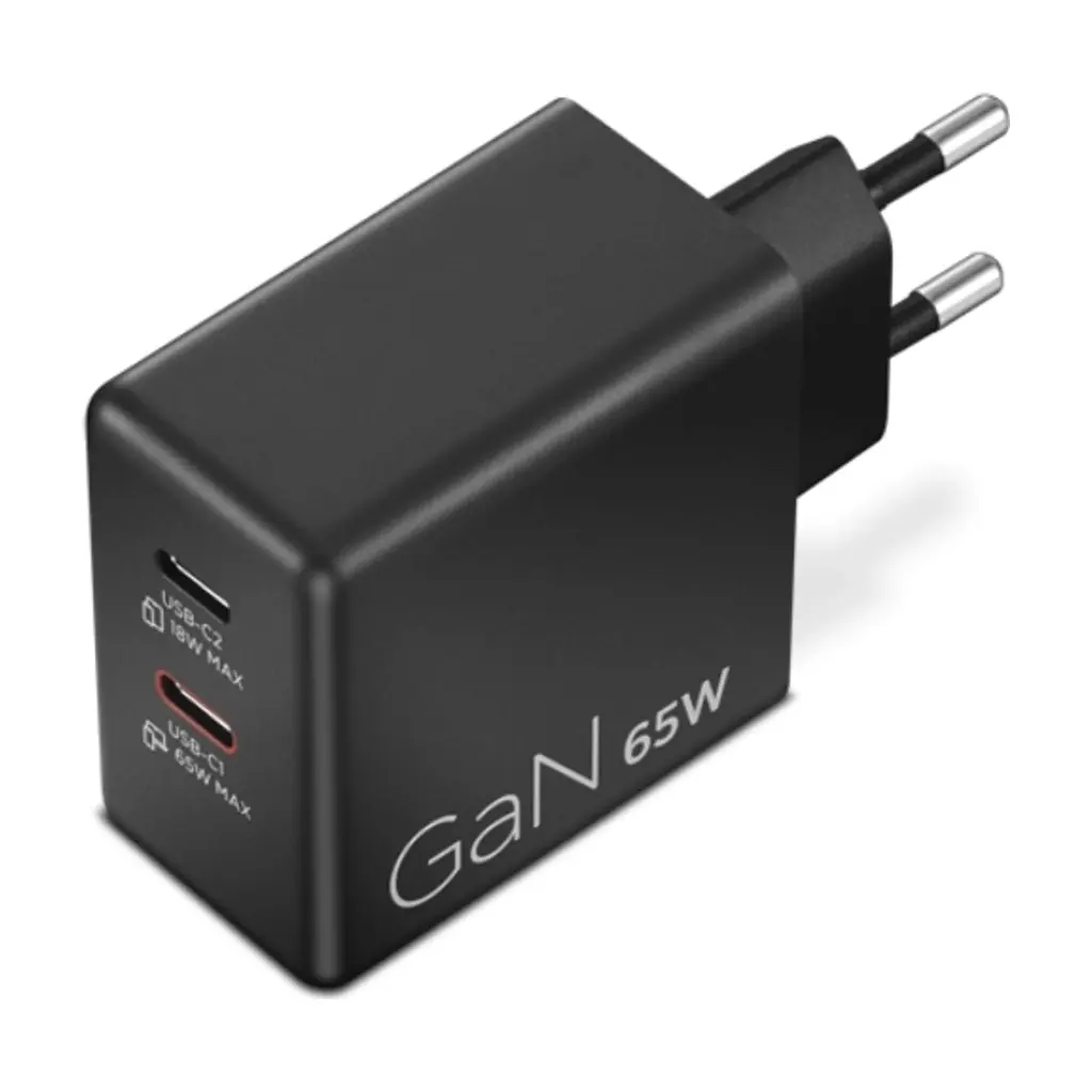 Блок питания для ноутбука Lenovo Dual USB-C 65W GaN Charger (40AW065BEU) - фото 5