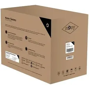 Джерело безперебійного живлення NJOY Keen 1000 (UPLI-LI100KU-CG01B), Lin.int., AVR, 4 x евро, USB, пластик - фото 5