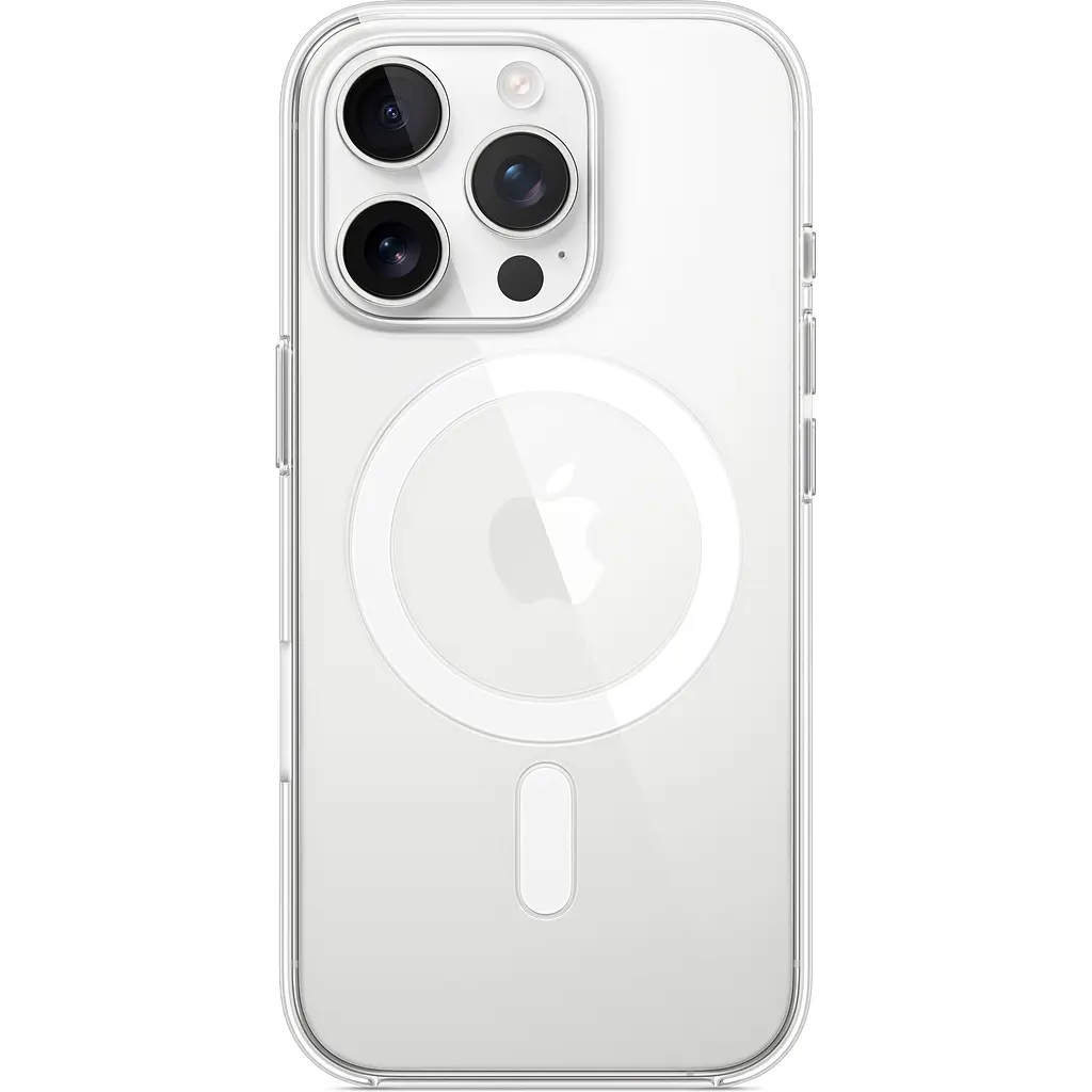 Чохол Clear Case with MagSafe для Apple iPhone 16 Pro Transparent AAA [115936] - фото 4