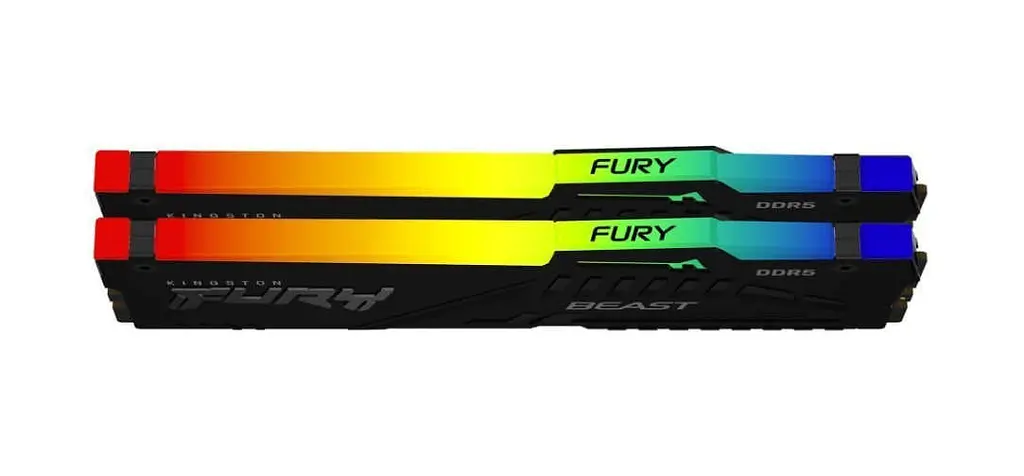 Оперативна пам'ять Kingston FURY 64 GB (2x32GB) DDR5 5600 MHz Beast RGB (KF556C40BBAK2-64) - фото 2