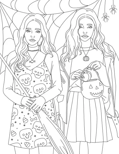 Розмальовка #Girls#Fashion#Party - Валерія Железнова - фото 4