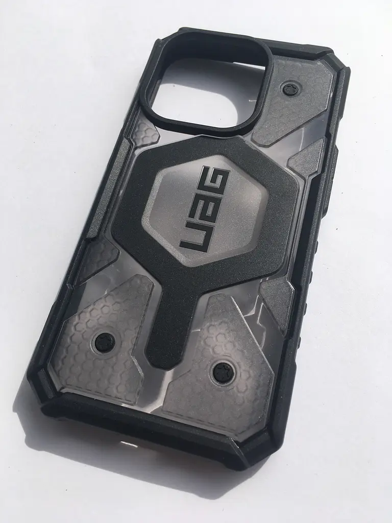 Оригінальний протиударний чохол UAG Pathfinder MagSafe для iPhone 15 Pro Ash (114281113131) - фото 2