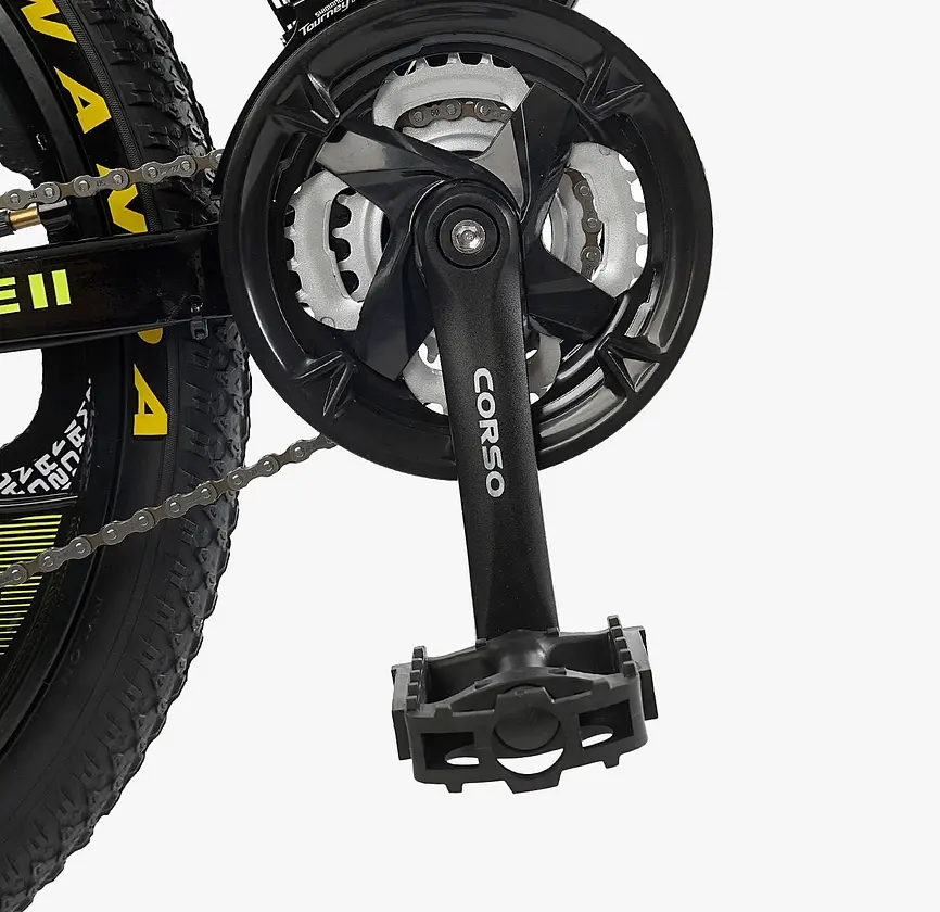 Велоcипед Спортивный 24" MN-24637 Corso «MAGNUM», рама магниевая 11’’, оборудование Shimano 21 скорость, собран на 75% (6800077246370) - фото 7