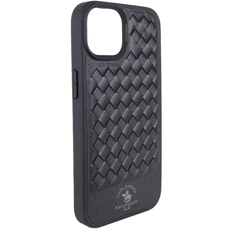 Кожаный чехол Polo Santa Barbara для Apple iPhone 15 Plus (6.7) Black - фото 2