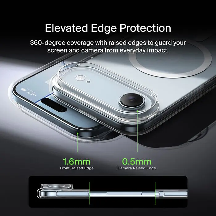 Чехол Belkin для iPhone Air, Magnetic Protective Clear teh0019376 - фото 3