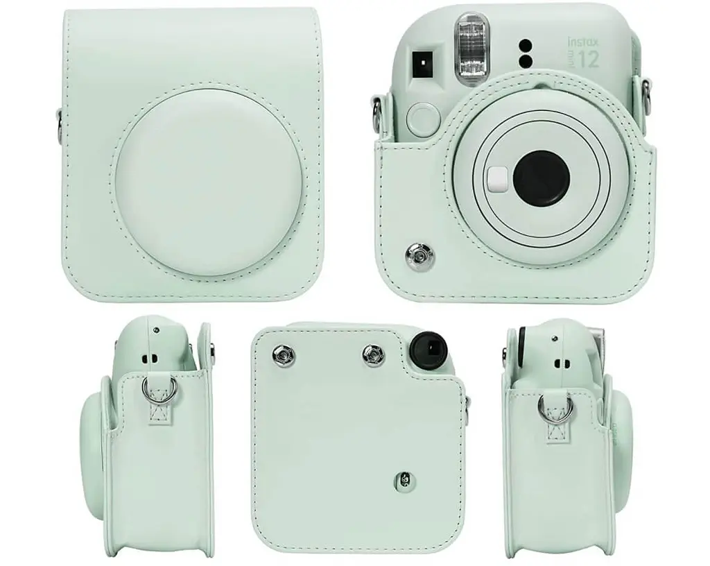 Чехол для фотоаппарата Fujifilm Instax Mini 12 Зеленый - фото 3