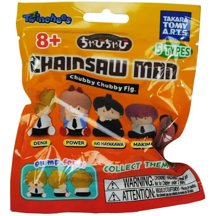 Колекційна пухка фігурка-сюрприз Tomy Chainsaw Man Twinchees (124652)