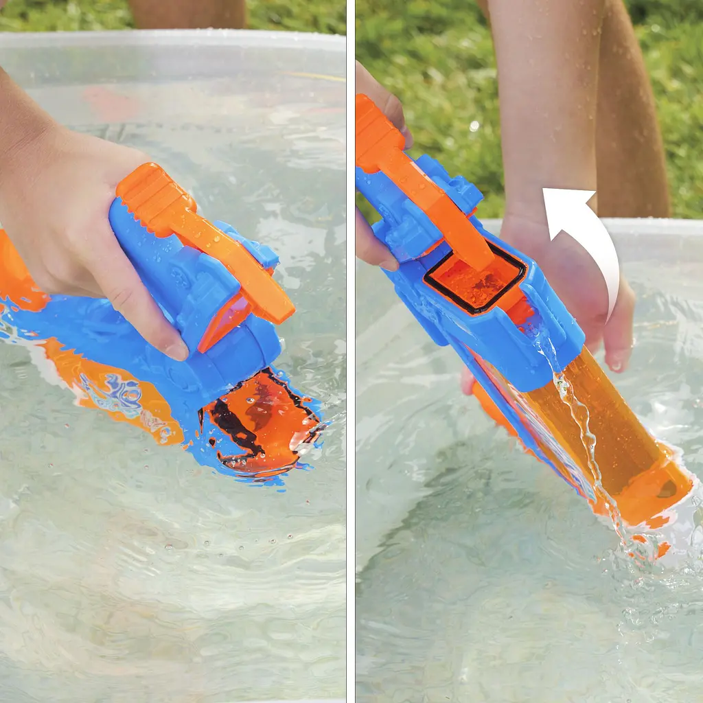 Бластер водяной игрушечный Nerf Флип Фил серия Нерф Супер Сокер (F8643) - фото 10
