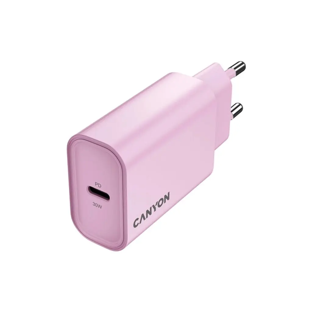 Зарядний пристрій Canyon 30CL OnCharge USB-C PD 30 Вт рожевий (CNE-CHA30CLPK) - фото 6