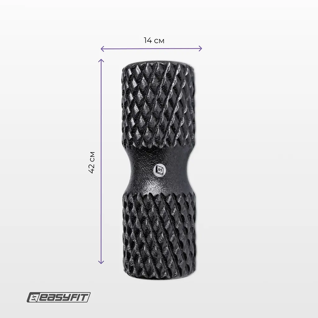 Масажний ролик EasyFit Grid Roller EPP 42 см - фото 5