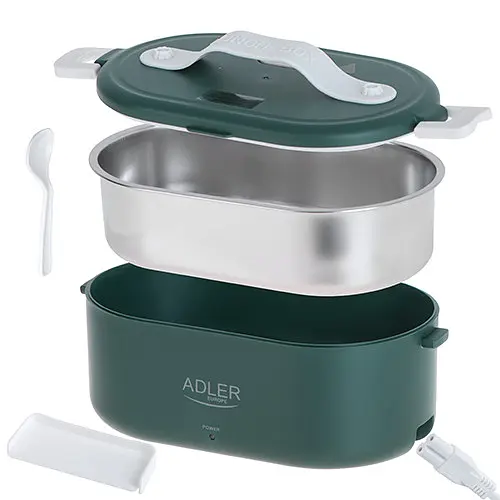Ланч-бокс з підігрівом Adler AD 4505 green 0,8 л - фото 5