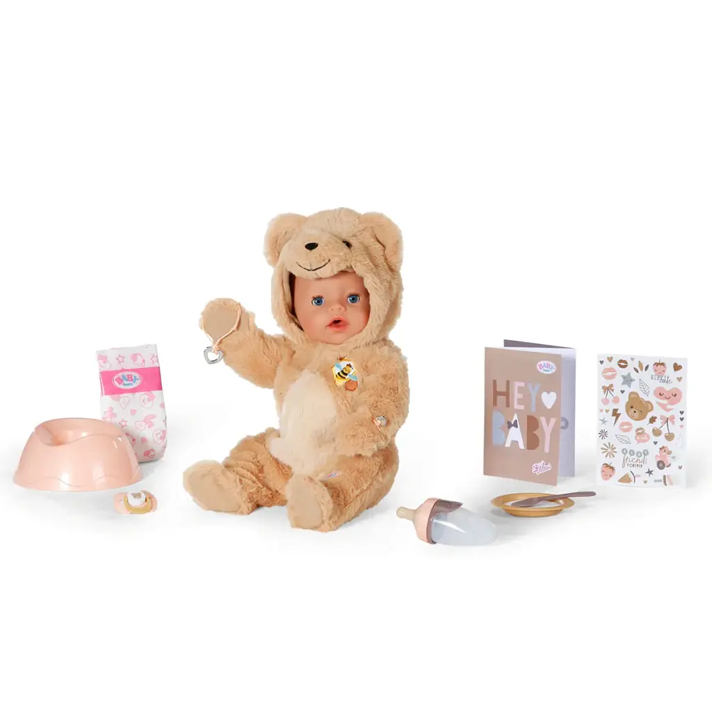 Пупс Zapf Baby Born – Емма у костюмі ведмедика 43 см (837115) - фото 3