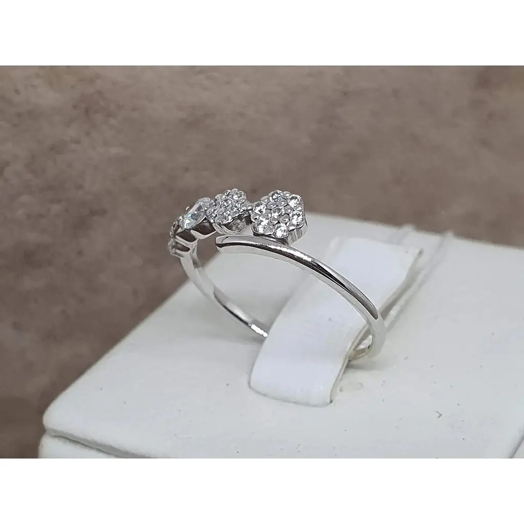 Золотое кольцо Favoritum с фианитами. 111860_Б 16 - фото 3