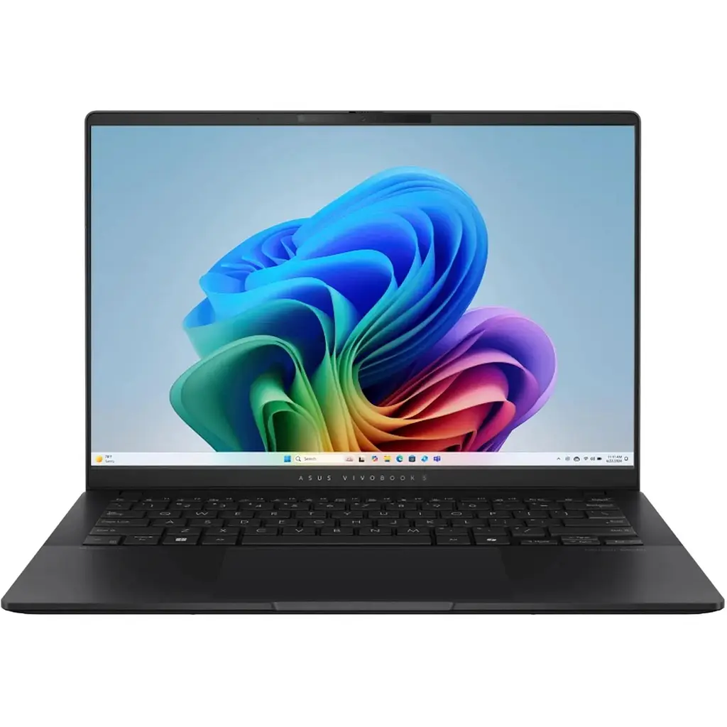 ASUS Ноутбук Vivobook S 14 M5406WA-PP023 14" 3K OLED, AMD AI 9 HX 370, 24GB, F512GB, AMD 890M, NoOS, Чорний