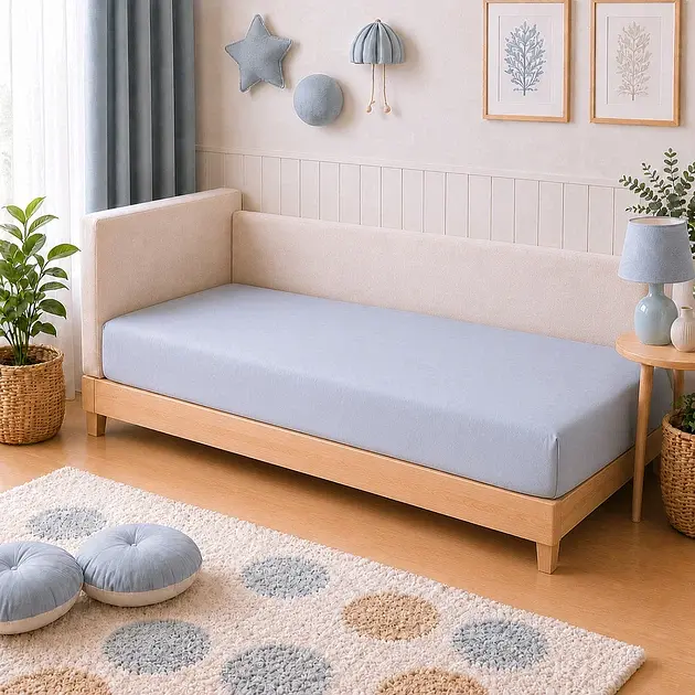 Дитяча постільна білизна JUNIOR Poplin Line Light Gray (2200012795897) - фото 3
