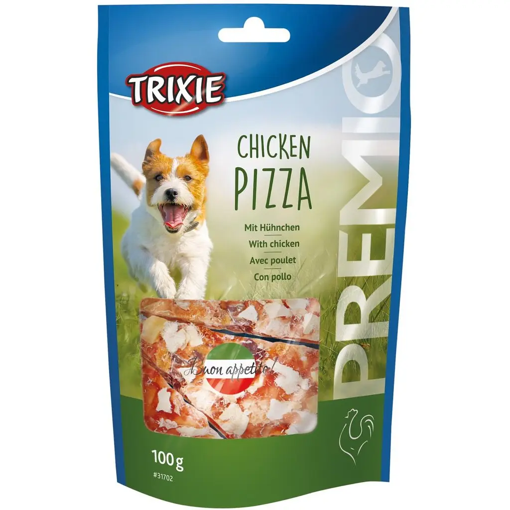 Ласощі для собак Trixie Premio Chicken Pizza зі смаком піци та курки 100 г - фото 1