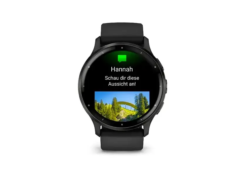 Смарт-годинник Garmin Venu 3 Slate S. Steel Bezel w. Black Case and S. Band (010-02784-01) - фото 3