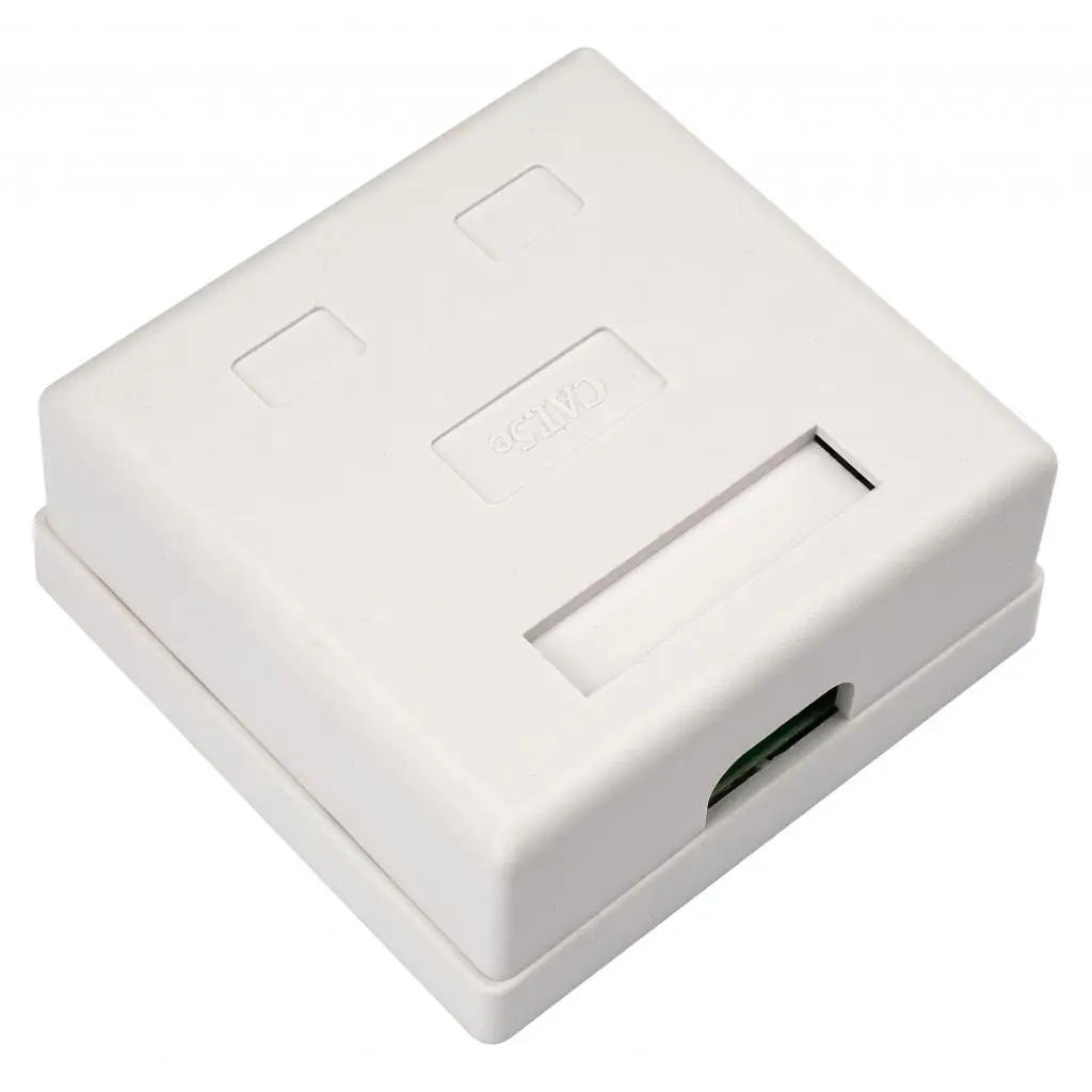 Комп'ютерна розетка RJ45x2 UTP cat.5e 8P8C Vinga (VCPRJ45O2) - фото 2