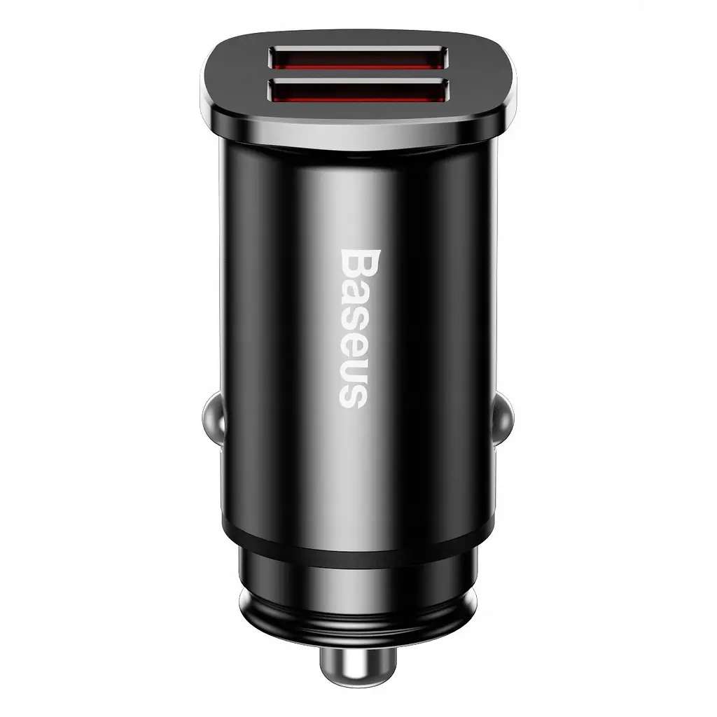 Автозарядка 2xUSB 30W (USB-A) QC3.0 Чорна Baseus (CCALL-DS01) - фото 4