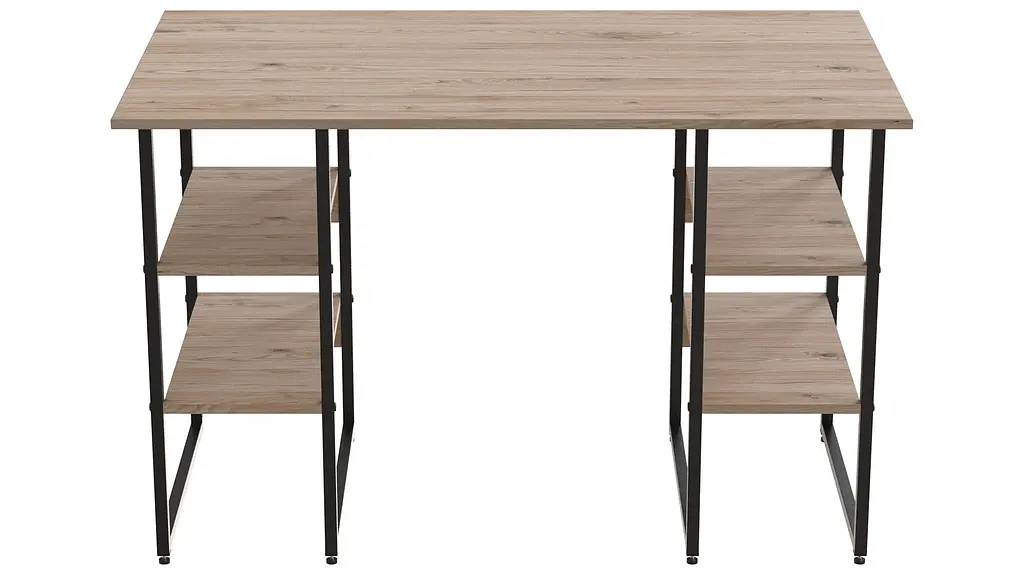 Компьютерный стол Ferrum-decor Карен 75x120x60 черный ДСП Дуб Сан-Марино 16мм (FRD-102043) - фото 3