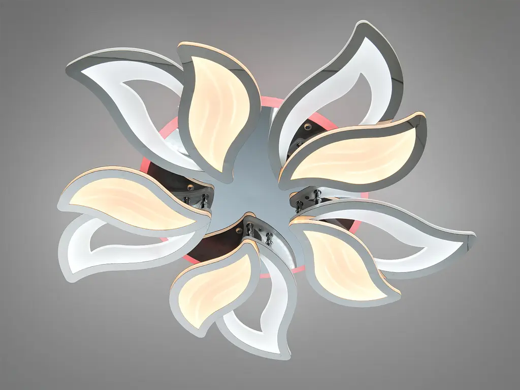 Люстра стельова Diasha хром LED 130W пульт димер CCT - фото 2