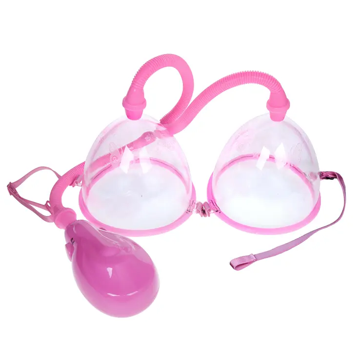 Вакуумна помпа для грудей - Breast Pump Enlarge With Twin Cups Vibrating - фото 2