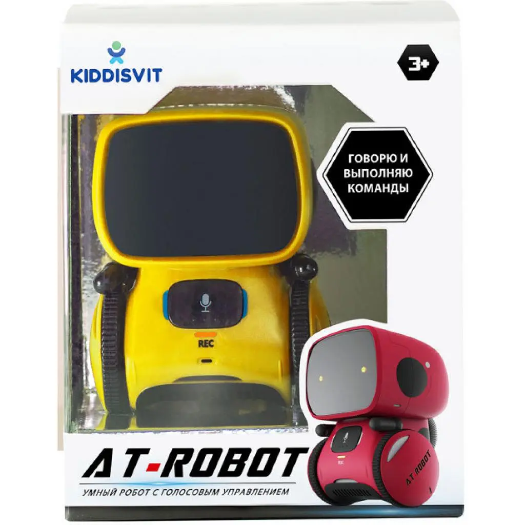 Інтерактивна іграшка AT-Robot робот з голосовим управл.жовтий, укр (AT001-03-UKR) - фото 2