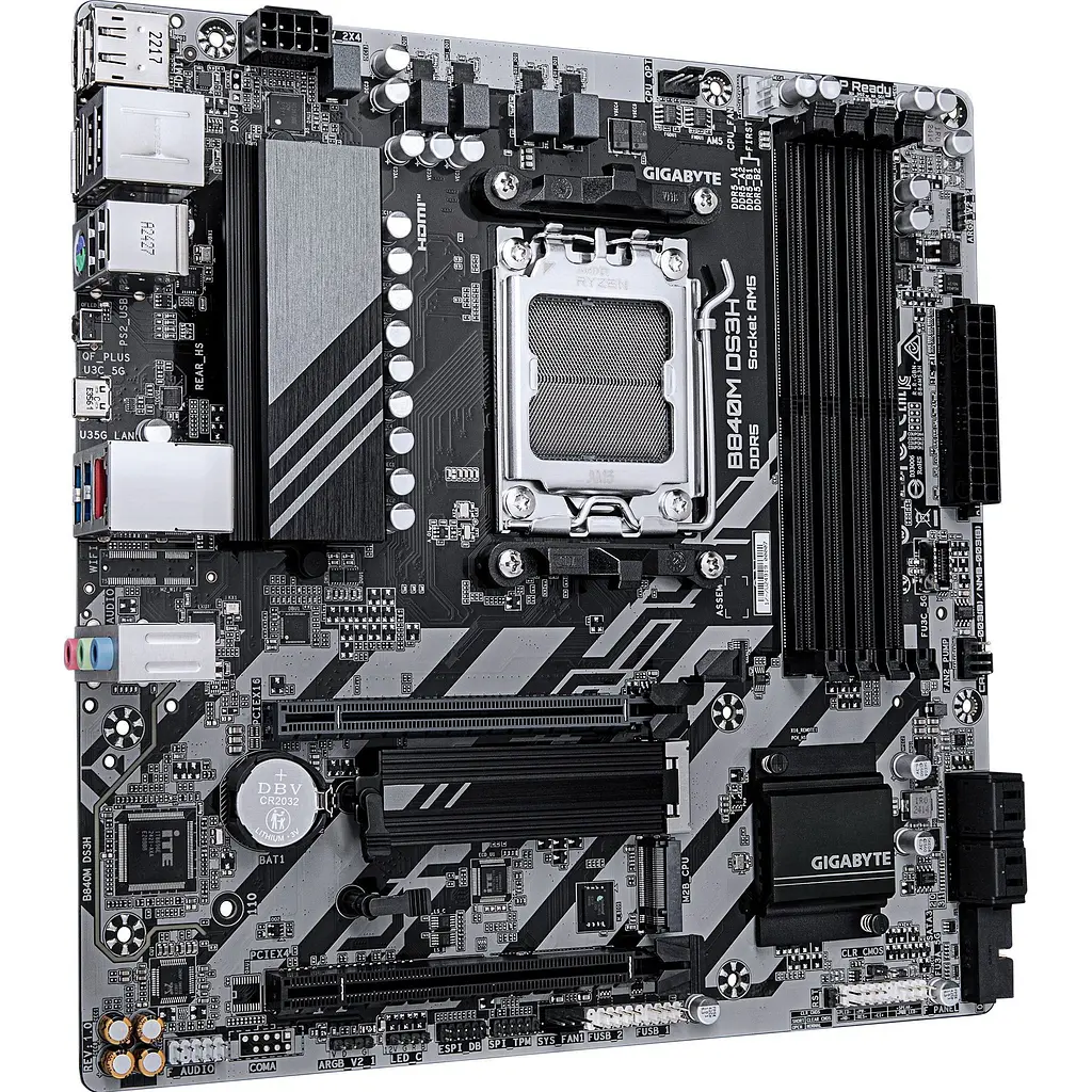 Материнська плата Gigabyte B840M DS3H [146967] - фото 3