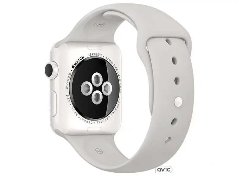 Смарт-годинник Apple Watch Edition 42mm White Ceramic Case with White Sport Band (MNPQ2) - фото 3